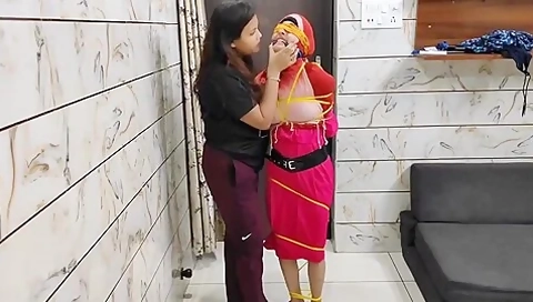 Scarf Bondage Punishment